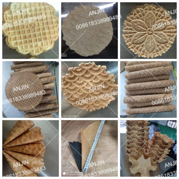 Semi-automatic Sugar waffle Cone Making Machine Electric - Image 8