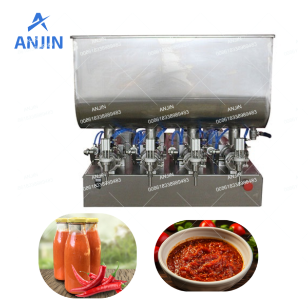Horizontal semi-automatic quantitative paste and liquid filling machine ( Dual-purpose) - Image 4