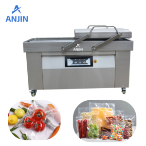 Double chamber vacuum packaging machine