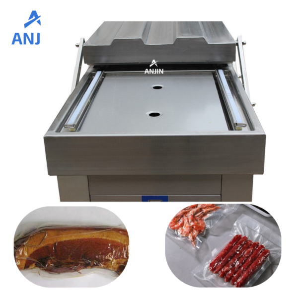 Double chamber vacuum packaging machine