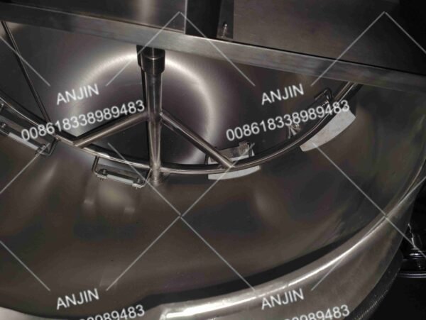 Automatic Gas heating Jacket cooking pot Jacketed Kettle with Stirrer for chilli sauce - Image 7