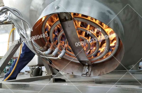 Automatic Gas heating Jacket cooking pot Jacketed Kettle with Stirrer for chilli sauce - Image 5