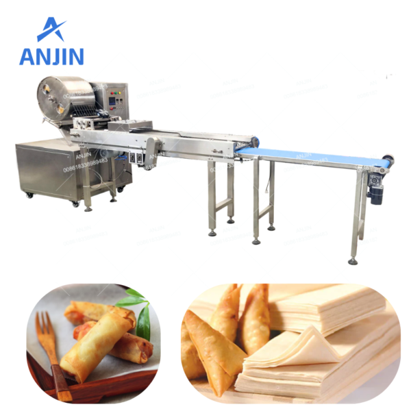 Automatic spring roll sheet making machine samosa sheets production line - Image 6