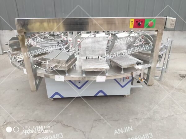 Automatic Chocolate Egg Roll Making Machine Sesame Waffle Roll Machine - Image 5