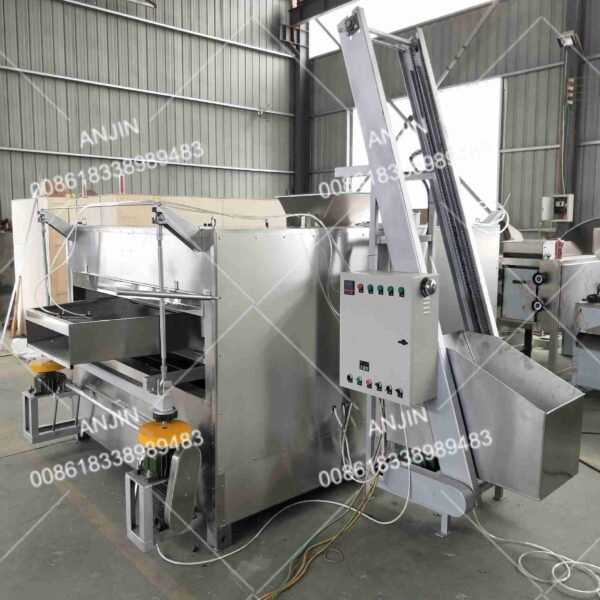 Automatic swing roaster oven coated peanut roasting machine - Image 5