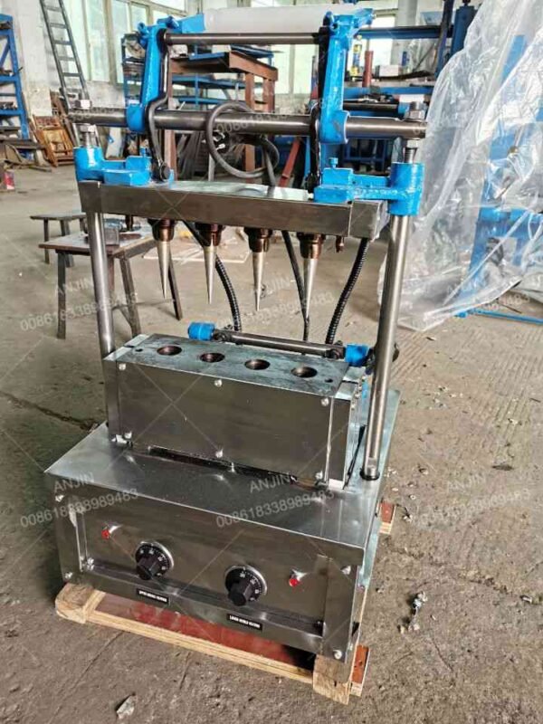 Semi-Automatic Torch Wafer Cone Making Machine (AJ-WH4) - Image 3