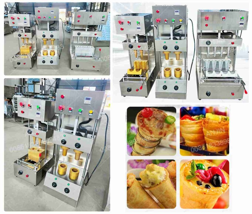 pizza cone machine