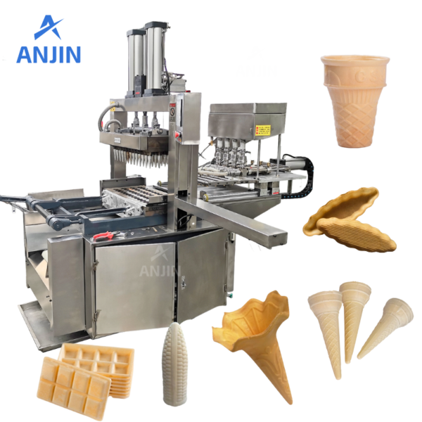 Automatic Wafer Cup Forming Machine Wafer Cone Making Machine - Image 2