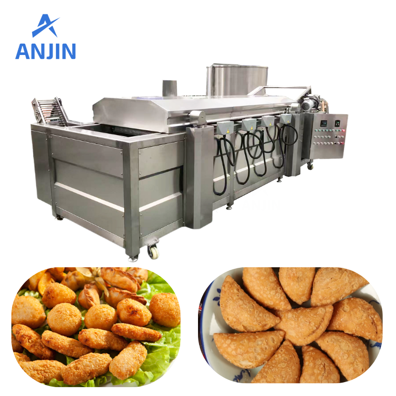 Fully Automatic Continuous Frying Machine | High-Capacity Snack Fryer Line - Image 2