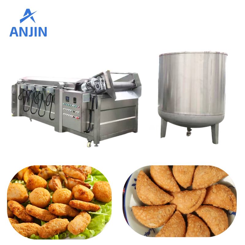 Fully Automatic Continuous Frying Machine | High-Capacity Snack Fryer Line - Image 4