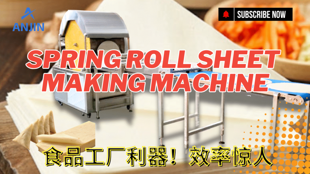 spring roll pastry sheets making machine