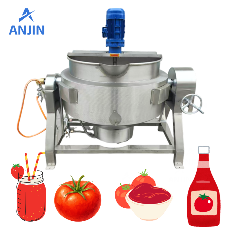 tomato paste cooking machine